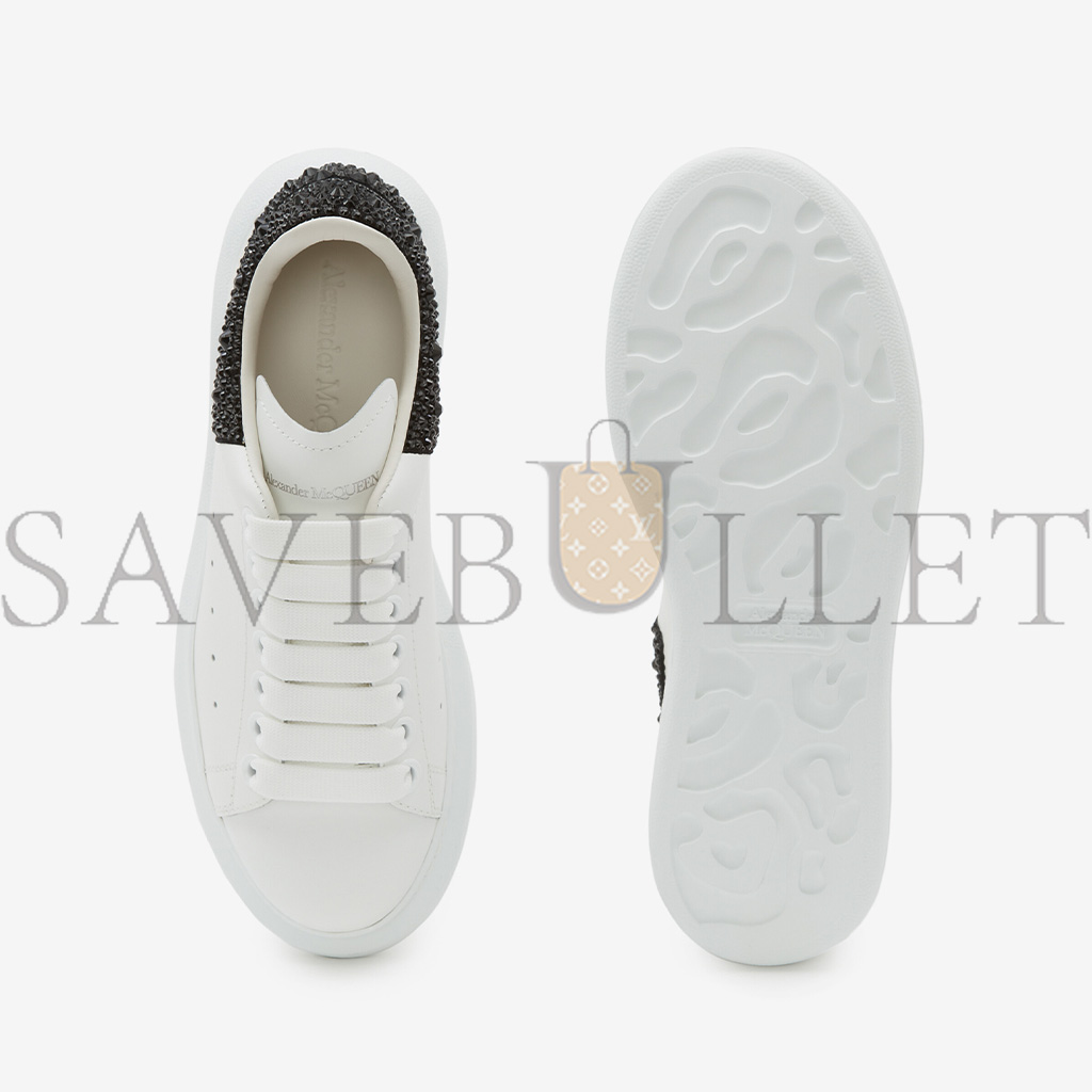 ALEXANDER MCQUEEN OVERSIZED SNEAKER IN WHITEJET BLACK 666407WIA4Z9581 ALEXANDER MCQUEEN OVERSIZED SNEAKER IN WHITEJET BLACK 666407WIA4Z9581